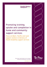 Promoting training uptake and completion in home and community support services