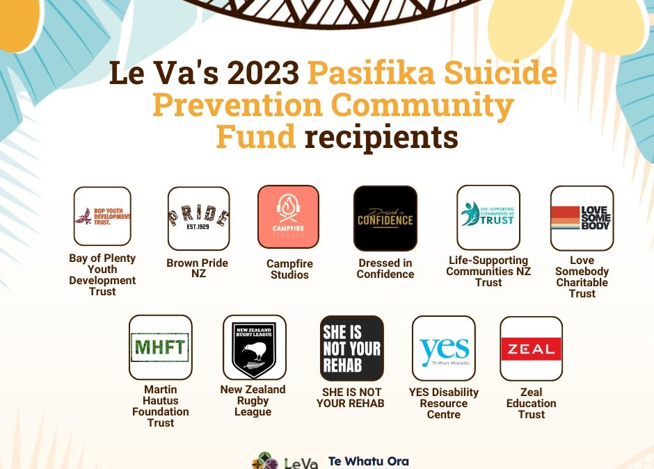 Le Va distributes over $1million to Pasifika community groups for suicide prevention