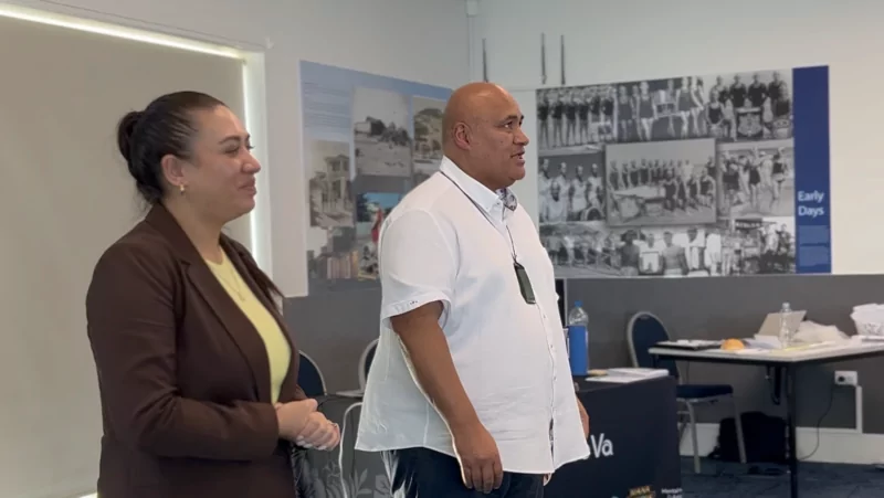 LifeKeepers senior project coordinators Tamara Lawson and Karl Saifiloi
