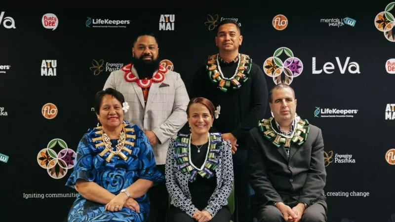 Ben Tameifuna with Whaikaha senior executives