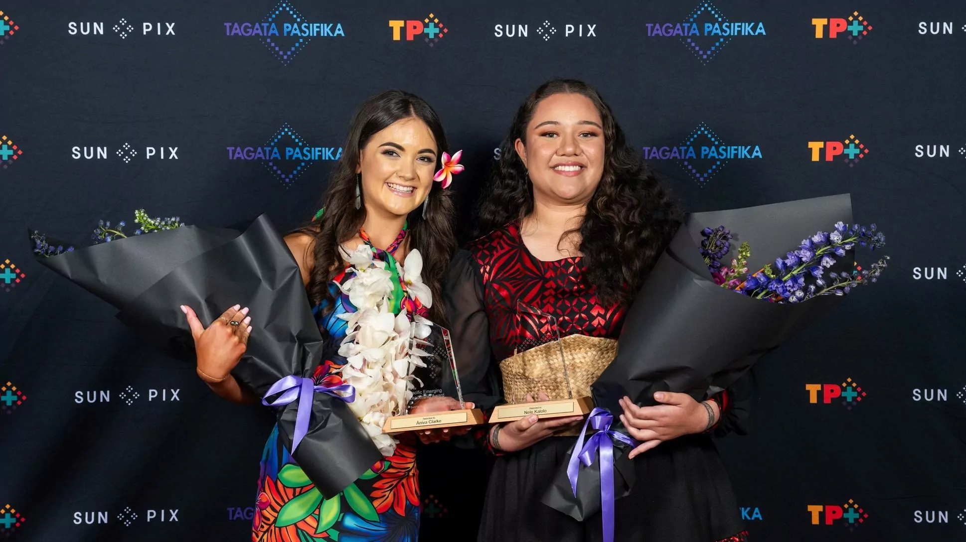 Āniva Clarke and Nele Kalolo