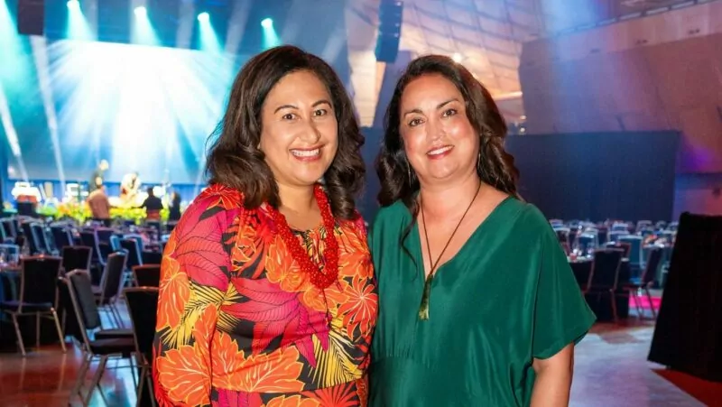 Sara Vui-Talitu and Kirsten Brown