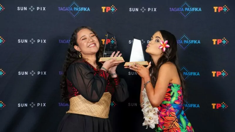Āniva Clarke and Nele Kalolo