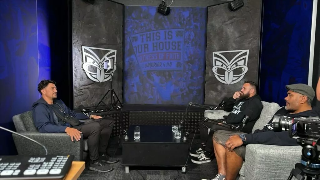 Recording the 'Find Your Front' podcast