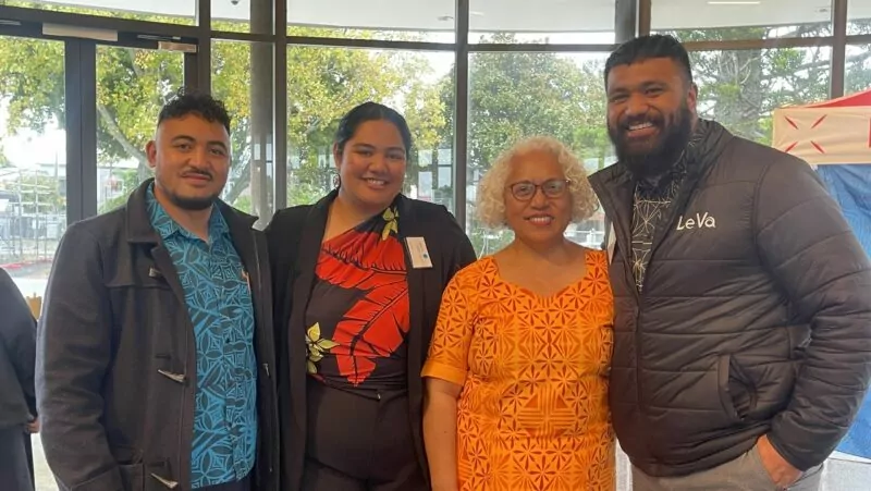 Taeao Napo, Hidoria Onesemo-Tuilaepa, Liz Tanielu and Charles Lavea.