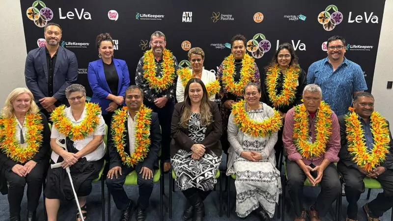 Fijian delegation with Le Va team