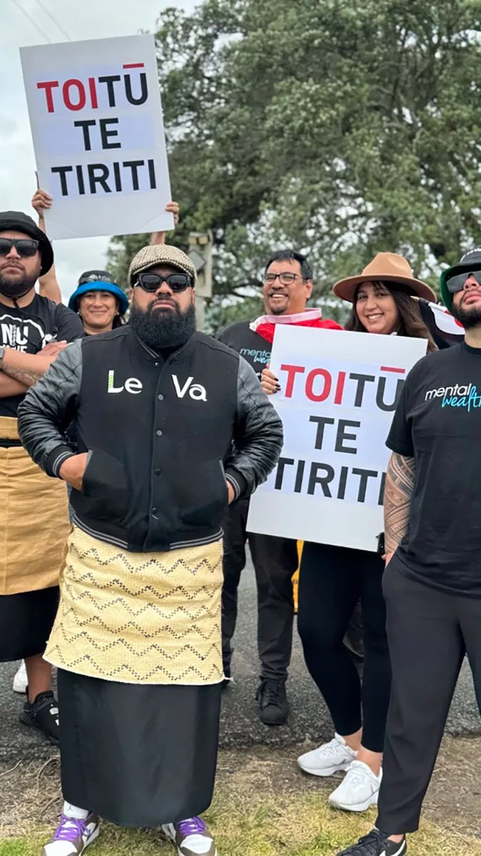 The Le Va team at Ihumatao