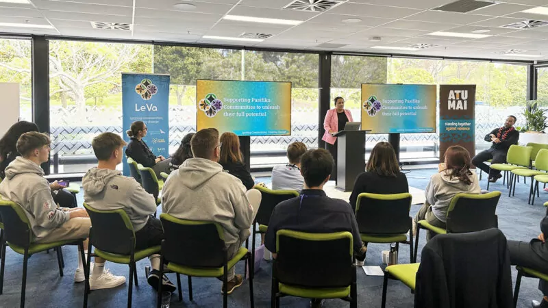 Dr Elizabeth Mati presenting